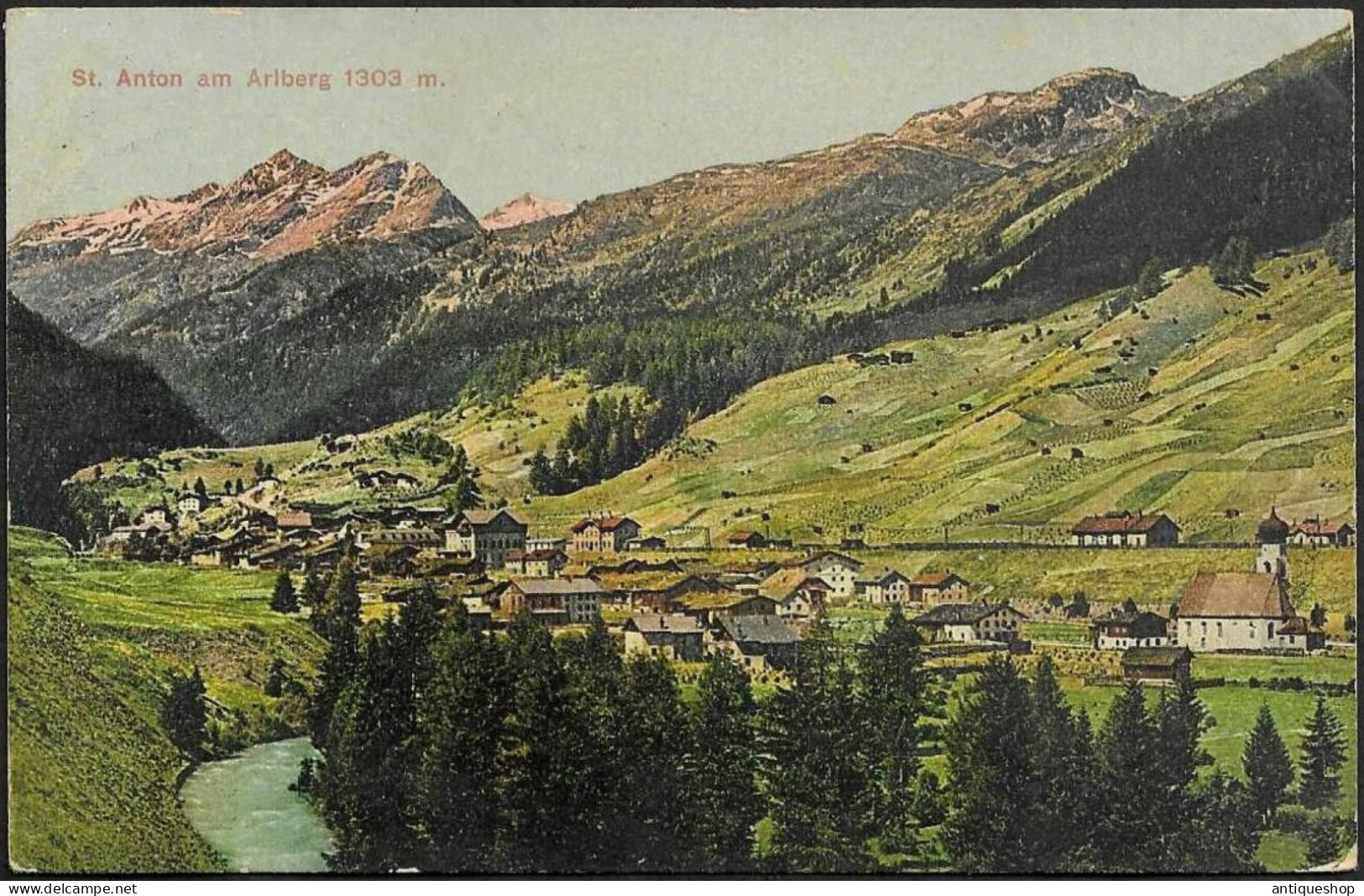 Austria-----St.Anton Am Arlberg------old Postcard - St. Anton Am Arlberg