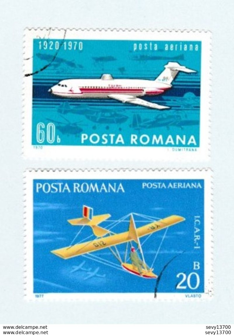 Roumanie Lot De 27 Timbres Les Transports ( Train, Avion, Hélicoptère, Bateau, Auto, Camion, Métro, Autocar) - Sammlungen