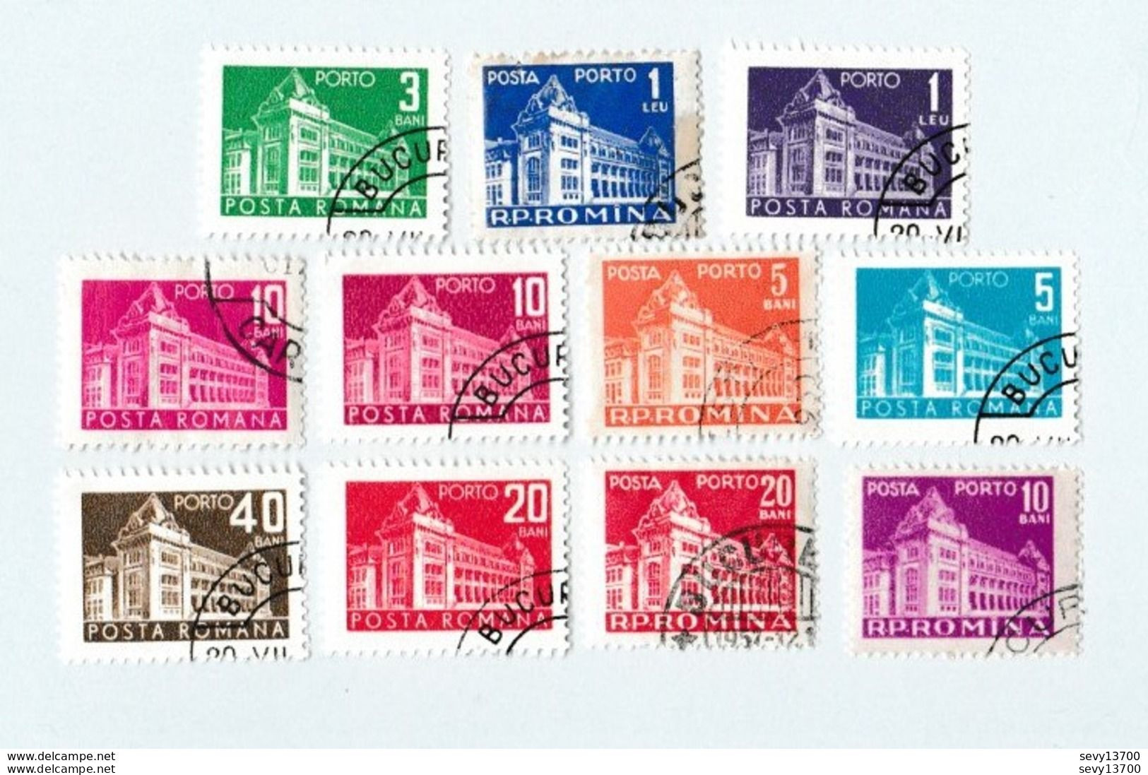 Roumanie Lot De 33 Timbres La Poste - Sammlungen