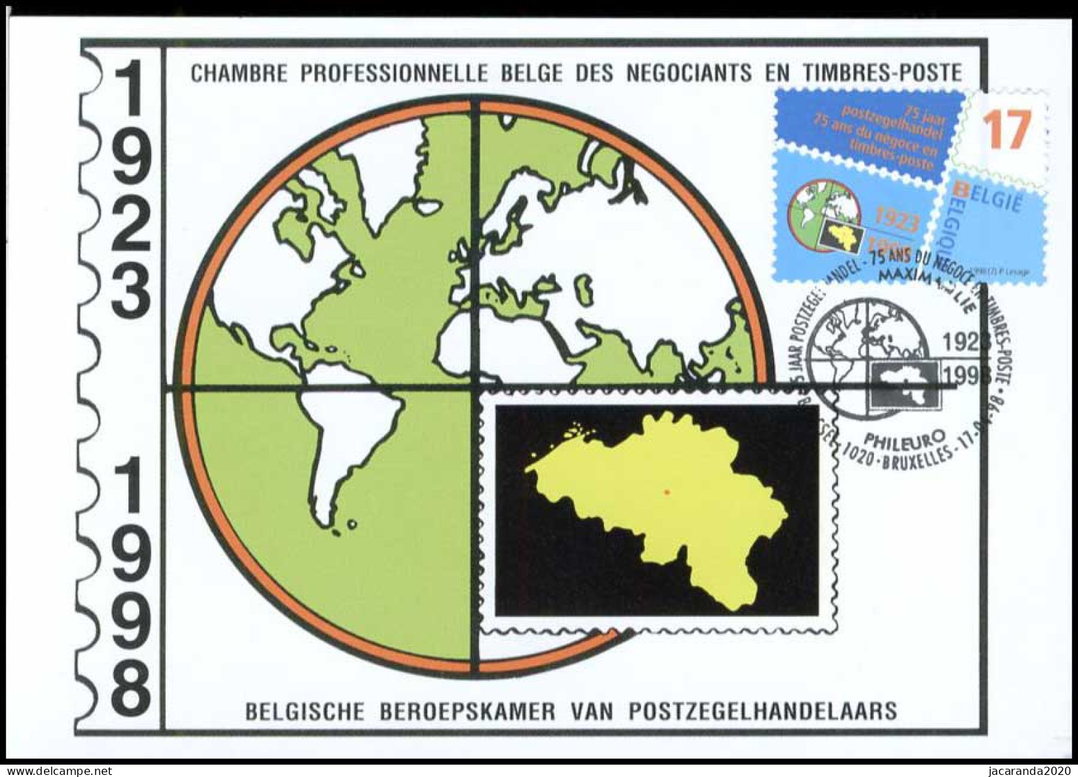 2752 - MK - 75 Jaar Belgische Postzegelhandel #1 - 1991-2000