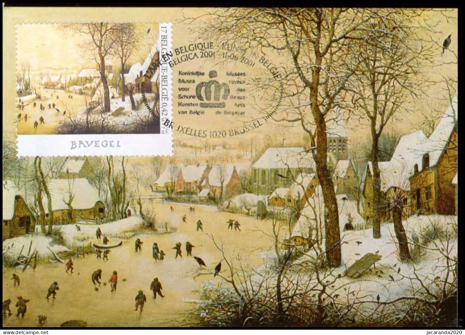 3004 - MK - Pieter Breugel De Oude - Winterlandschap - 2001-2010