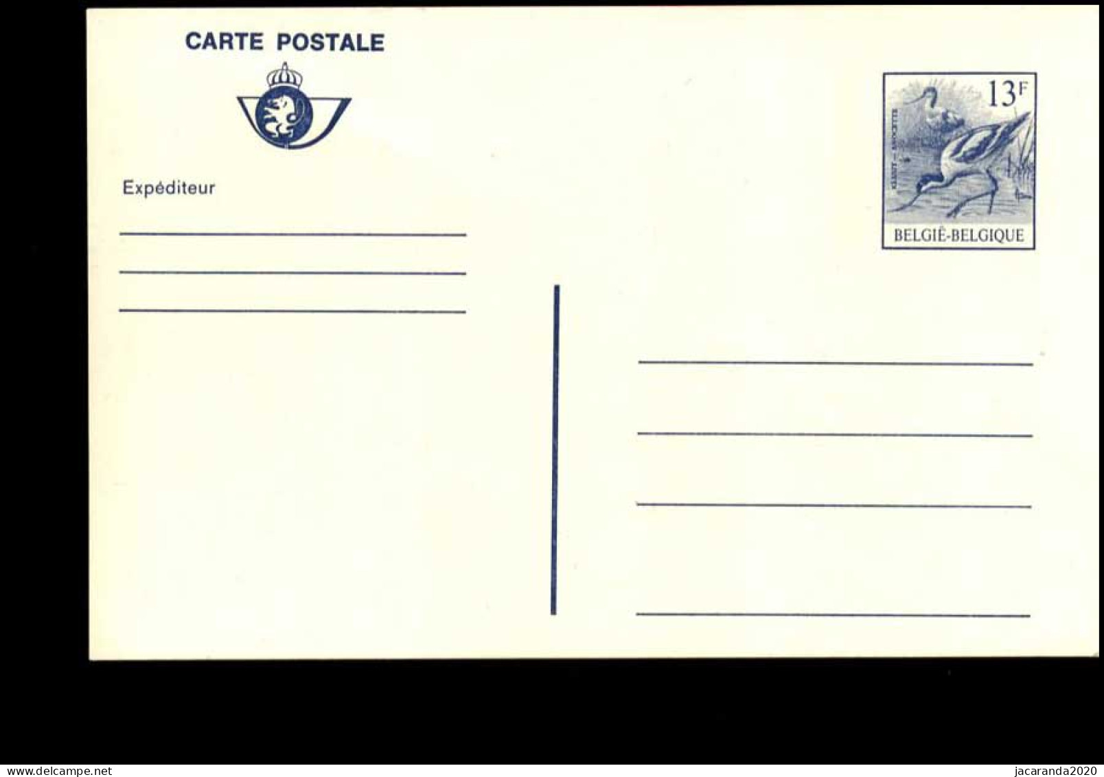 3479 BK - Vogels - Kluut - Avocette - FR - Postkarten 1951-..