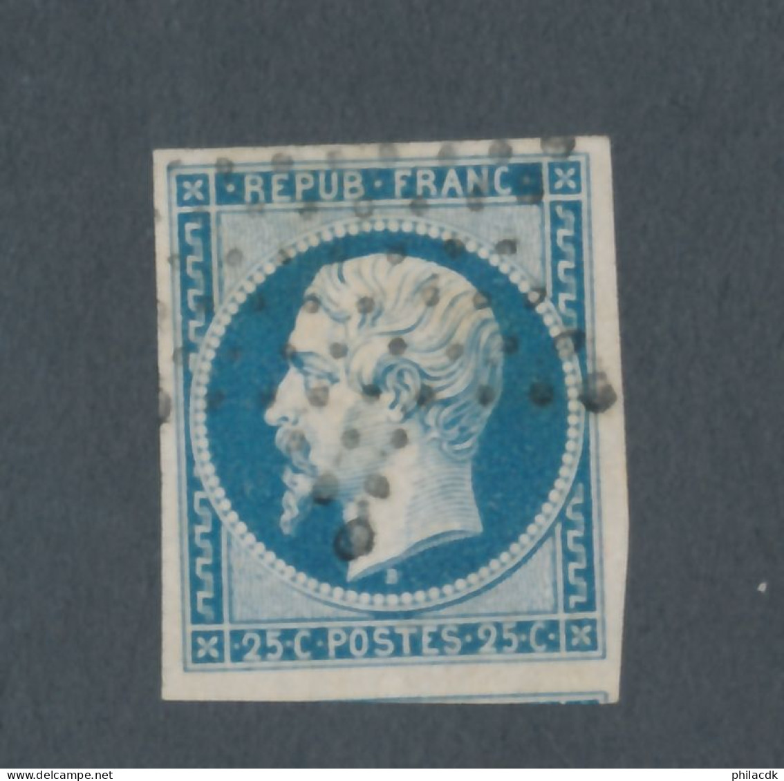 FRANCE - N° 10 OBLITERE AVEC ETOILE DE PARIS - 1852 - COTE : 60€ - 1852 Louis-Napoléon