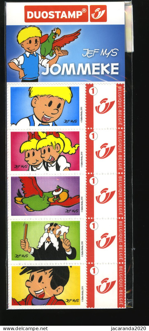 België 3700 - Duostamp - Strips - BD - Jommeke - Gil Et Jo - Jef Nys - Str V 5 - In Originele Verpakking - Sous Blister - Ungebraucht