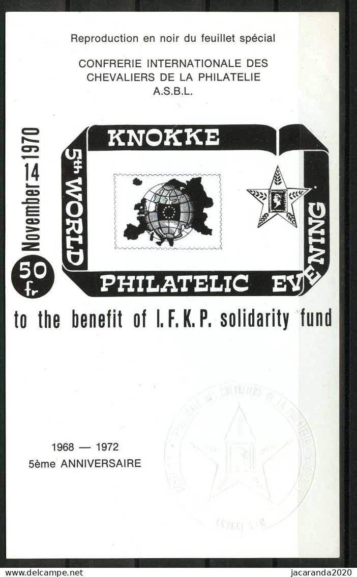 België E126 - 5 Jaar I.B.R.F. - C.I.C.P. - Knokke Philatelic Evening - FR - Erinnophilia [E]