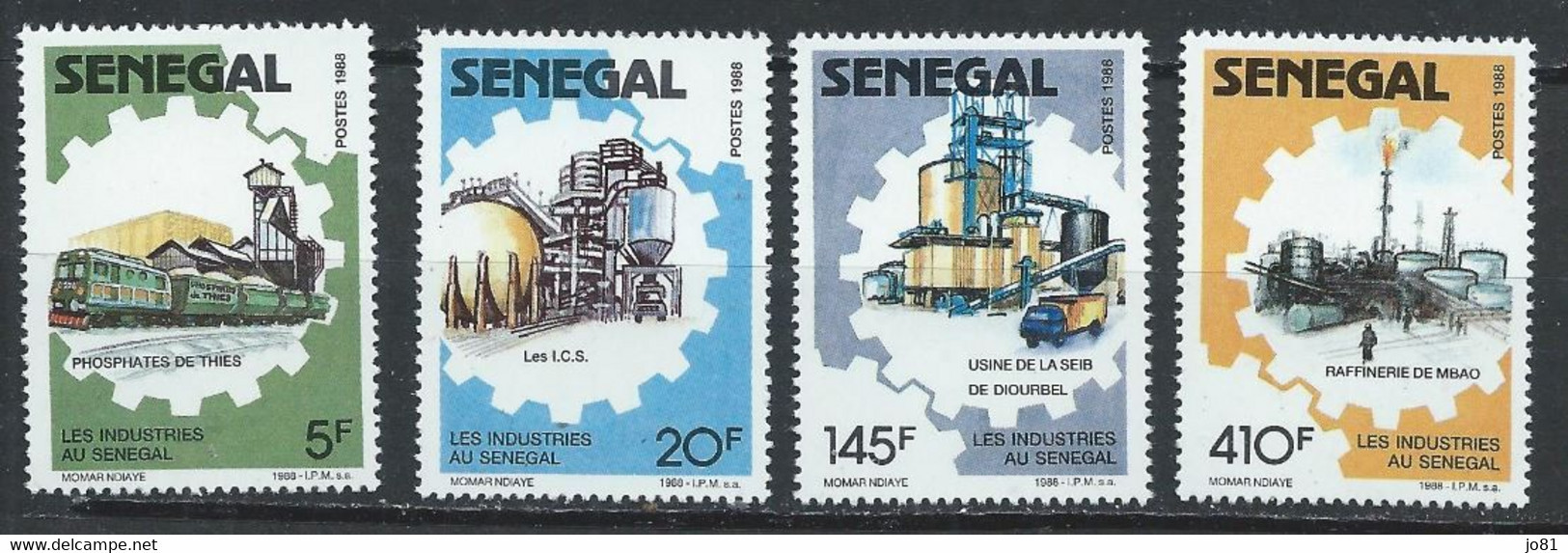 Sénégal YT 772-775 Neuf Sans Charnière - XX - MNH - Senegal (1960-...)