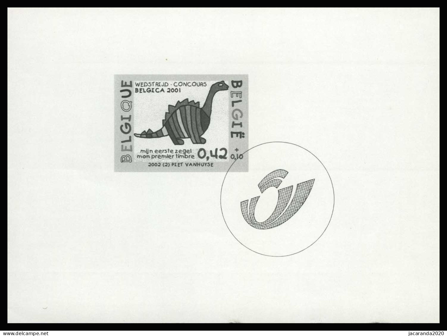 België GCA7 - 2002 - Belgica - (3056) - Folletos Blanco Y Negro [ZN & GC]