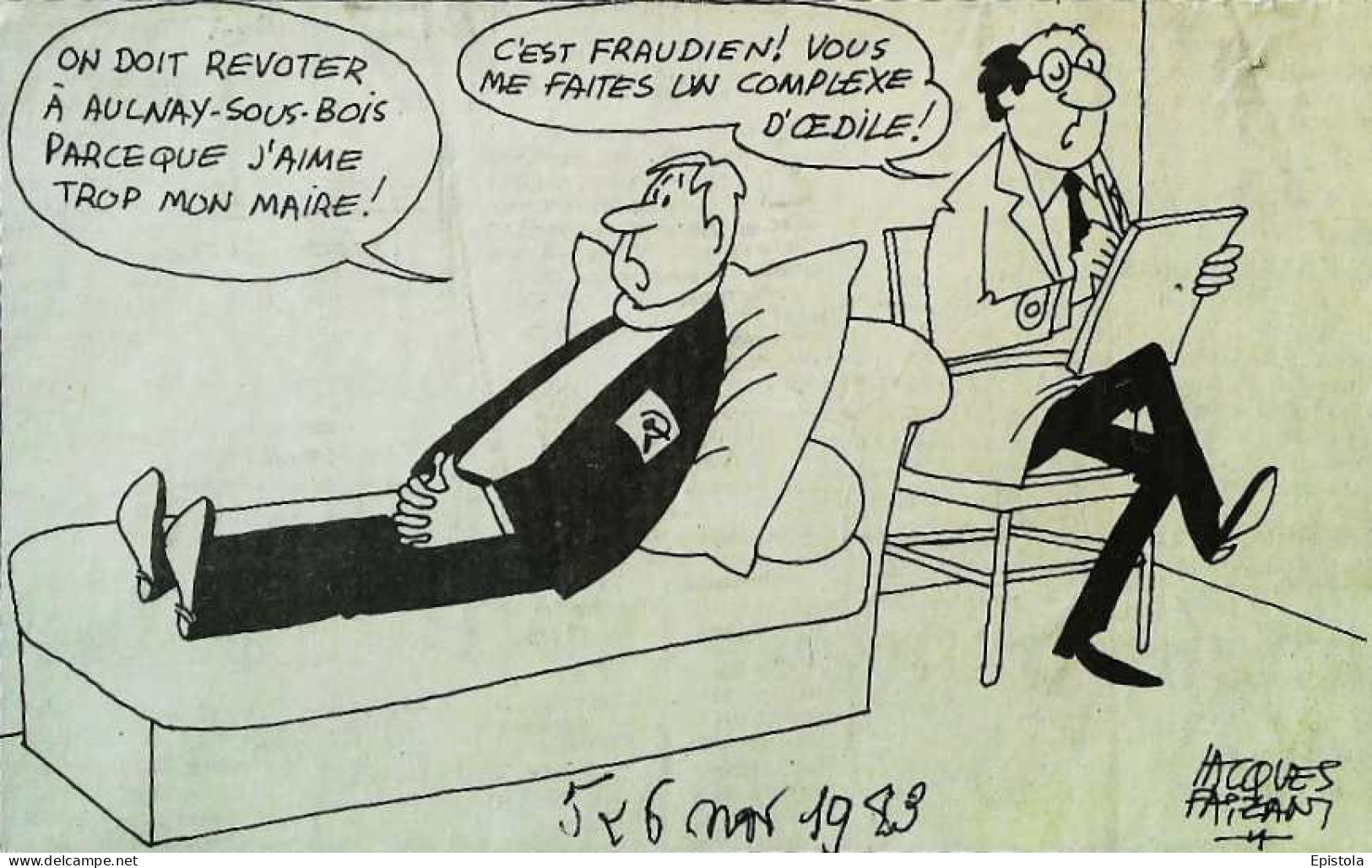 ► Coupure De Presse  Quotidien Le Figaro Jacques Faisant 1983  Aulnay-sous-Bois Psychiatre  Complexe D'Oedipe - 1950 à Nos Jours