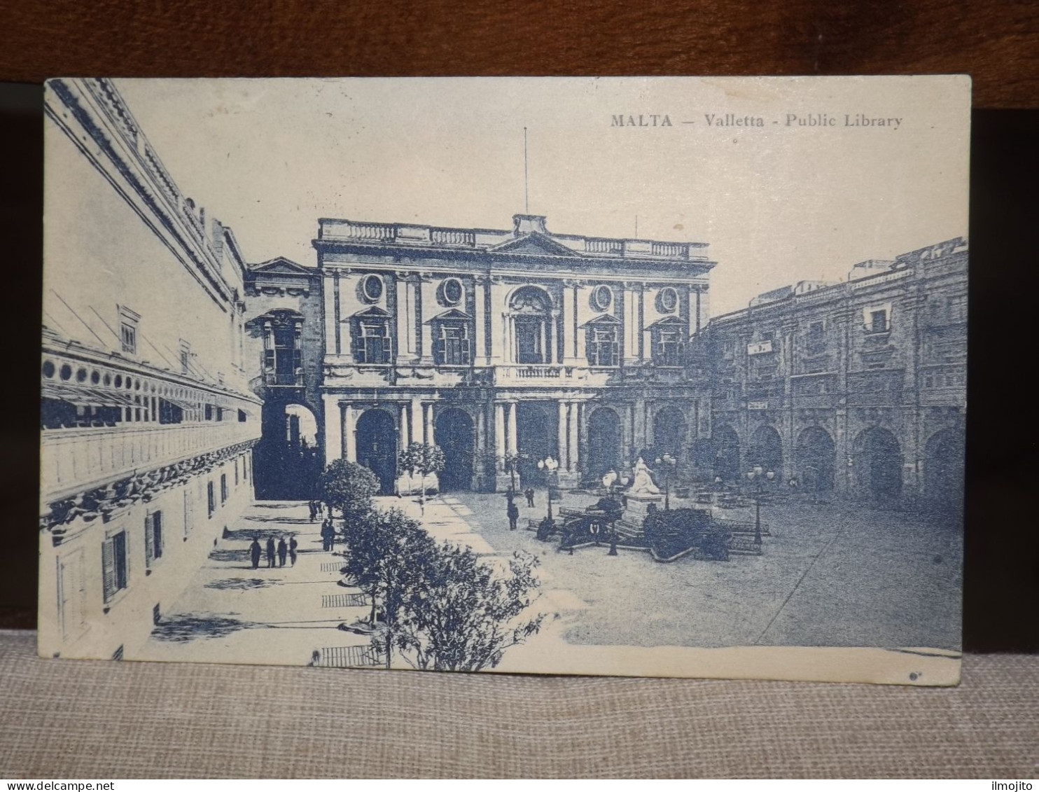 POSTCARD MALTA PUBLIC LIBRARY AK CPA - Malta