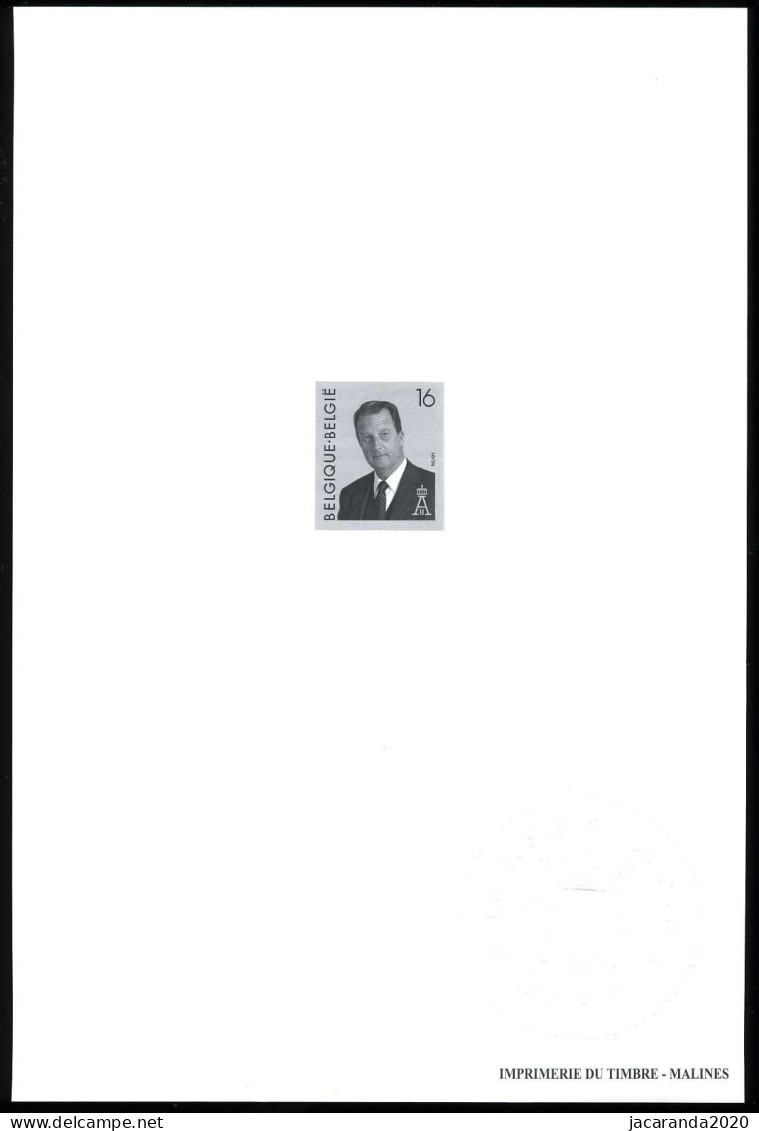 België ZW/NB 2532 - 1993 - Koning Albert II - Nieuw Type - Roi Albert II - FR - B&W Sheetlets, Courtesu Of The Post  [ZN & GC]