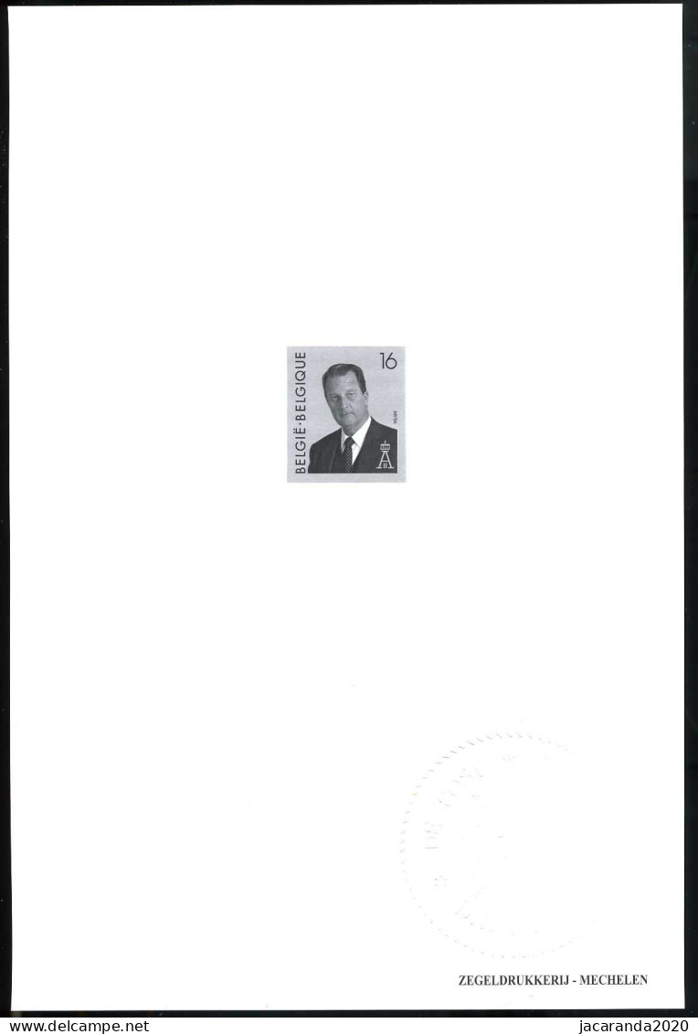 België ZW/NB 2532 - 1993 - Koning Albert II - Nieuw Type - Roi Albert II - NL - B&W Sheetlets, Courtesu Of The Post  [ZN & GC]