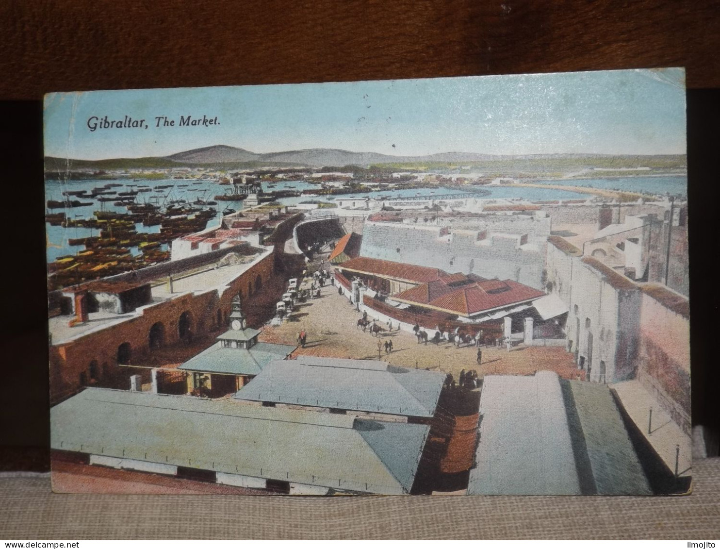 POSTCARD THE MARKET  GIBRALTAR AK CPA - Gibraltar