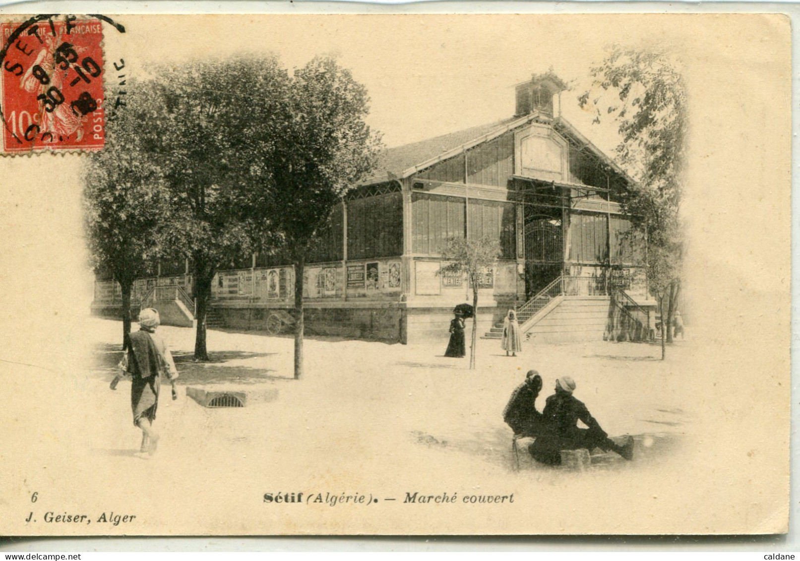 - AFRIQUE- ALGERIE- SETIF - Marché Couvert - Marktplaatsen