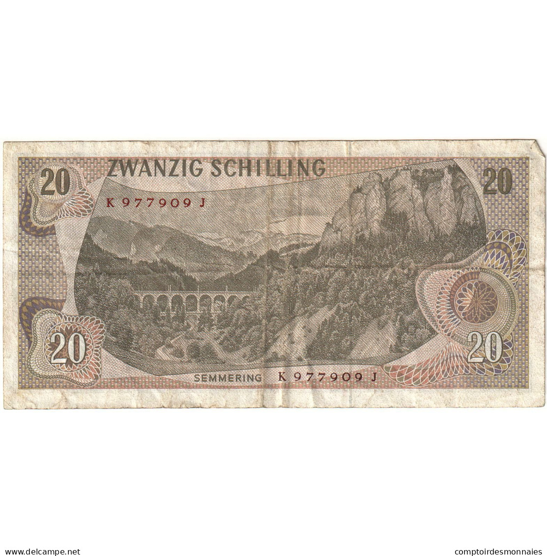 Billet, Autriche, 20 Schilling, 1967, 1967-07-02, KM:142a, B+ - Autriche