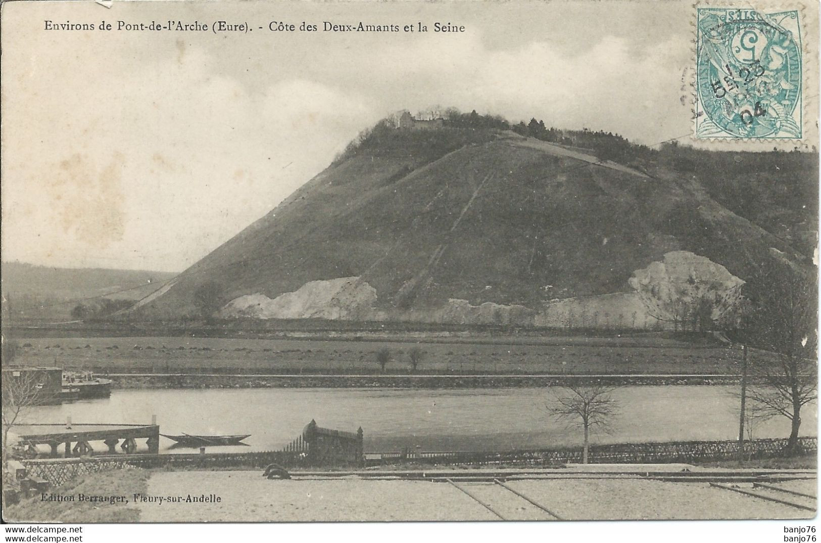 Envrons De Pont-de-l'Arche (27) - Côte Des Deux-Amants Et La Seine - Pont-de-l'Arche