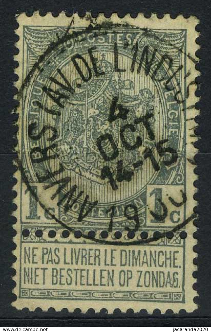 België 53-V2 - Zondas  - 1849-1900