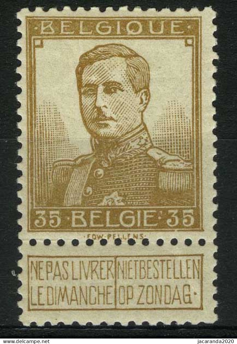 België 113-V1 * - Dubbel Punt Na België - Double Point Après België - 1901-1930