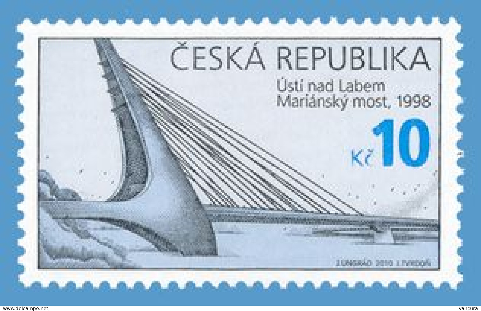 ** 653-4 Czech Republic Bridges 2010 St John Of Nepomuk - Ponti