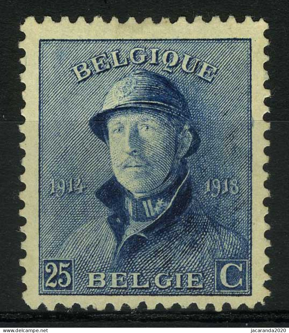 België 171-V (*) - Wit Punt Op Kraag - Point Blan Sur Le Col - 1901-1930