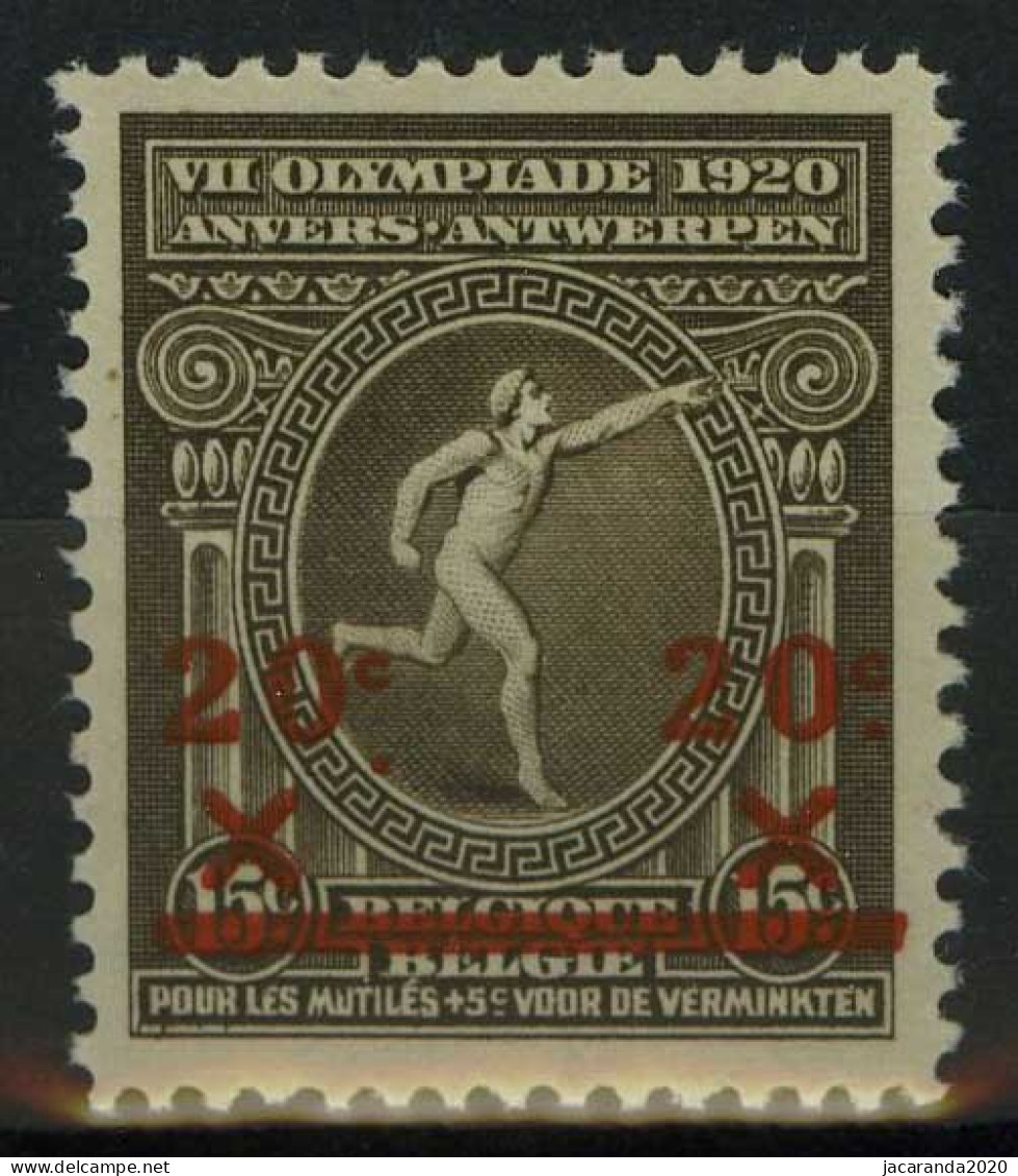 België 186-V ** - Punt Onder Linker C Lager - Point Sous Le C De Gauche Descendu - SUP - 1901-1930