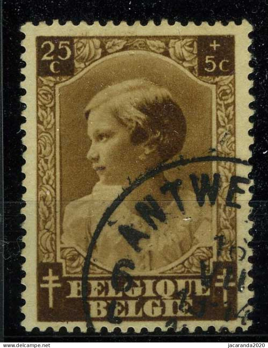 België 459-V1 - Oorbel - Boucle D'oreille - Gestempeld - Oblitéré - 1931-1960