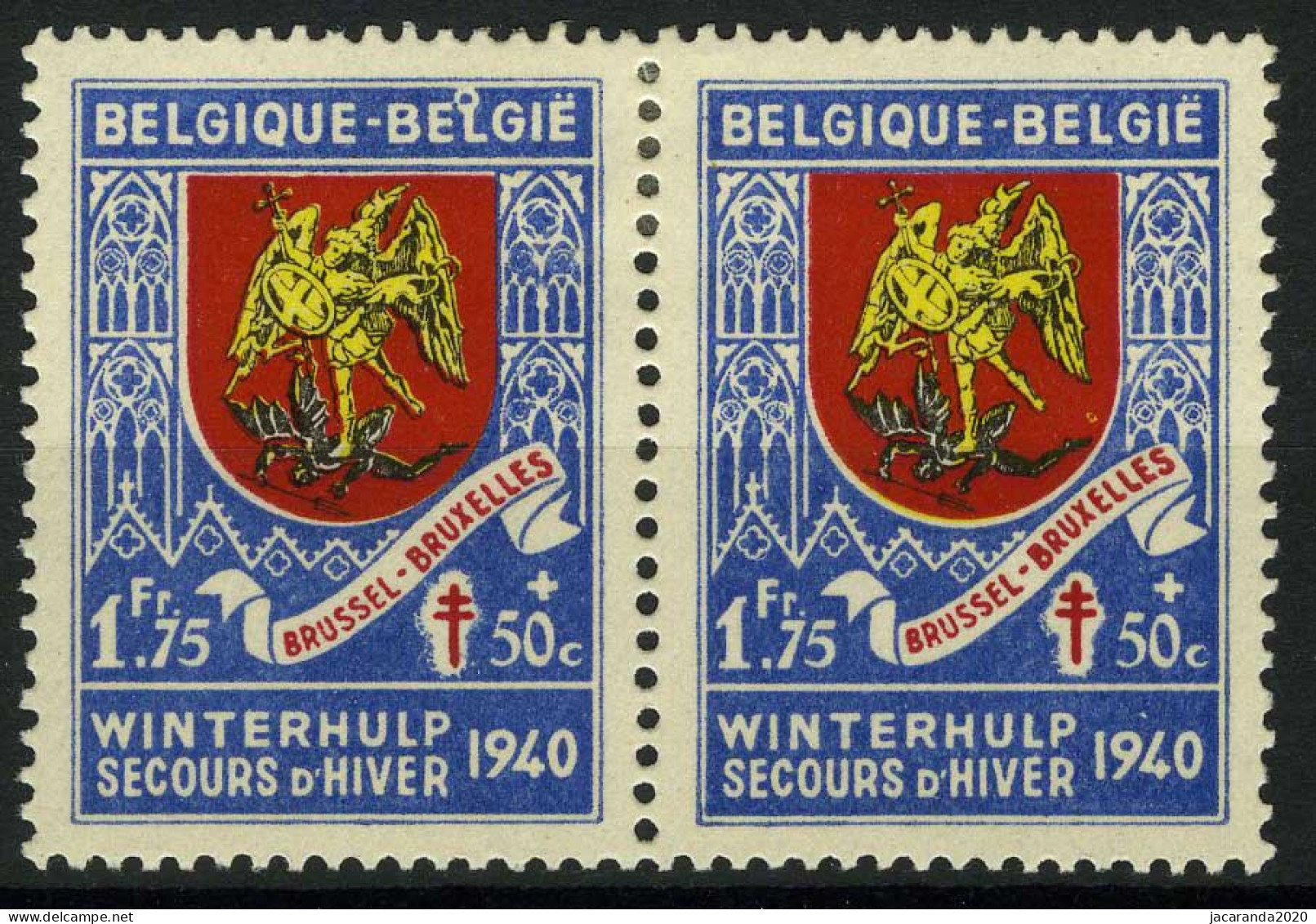 België 544-V2 * - O Op L Van België - Cercle Sur L De België - 1931-1960