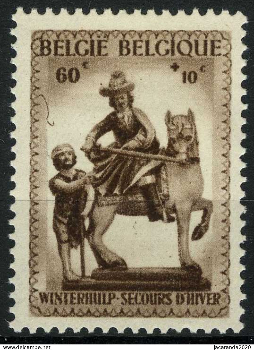 België 586-V1 ** - Zeepaardje - Hippocampe - 1931-1960