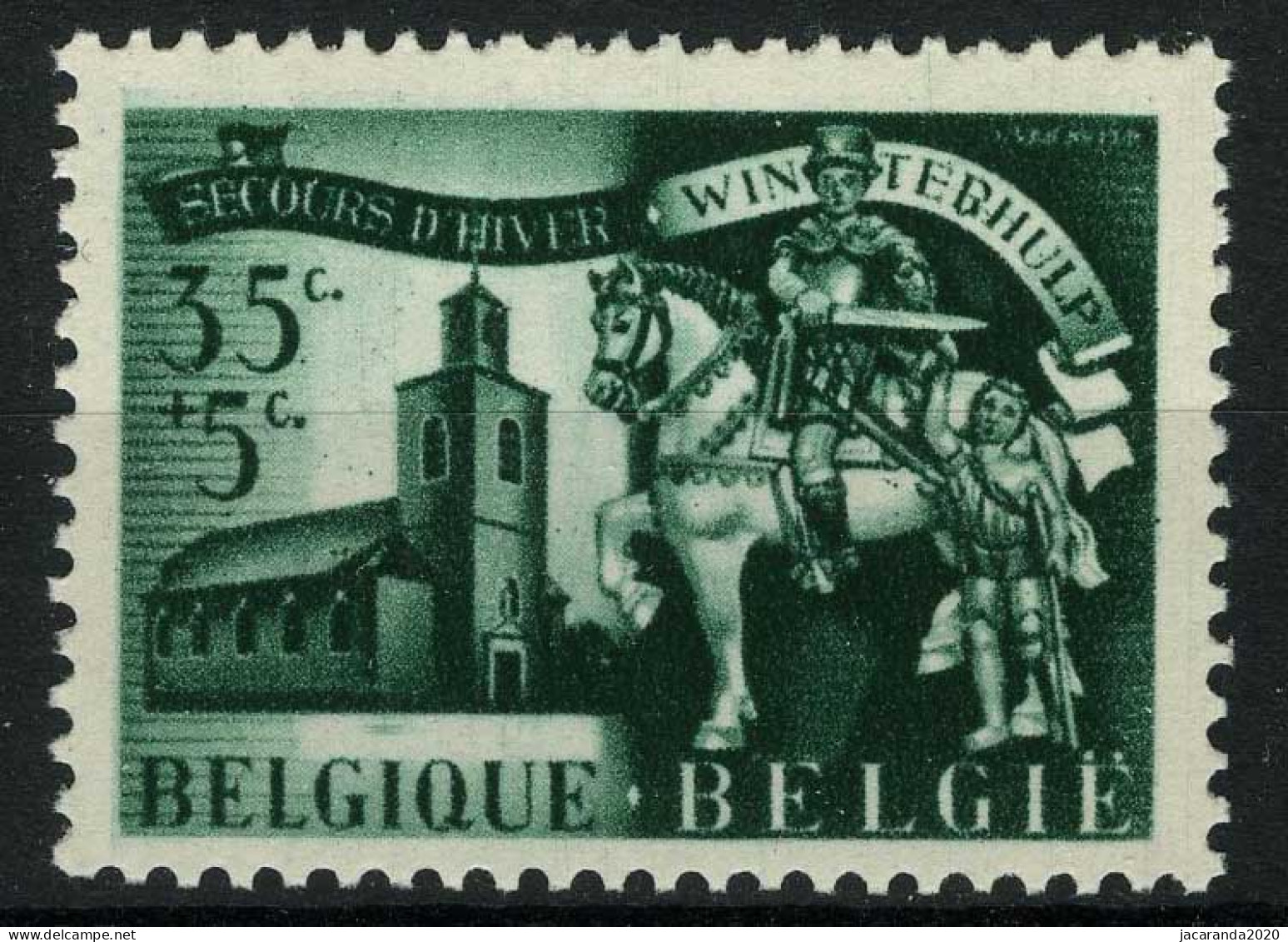 België 632-V1 ** - WinteBhulp - 1931-1960