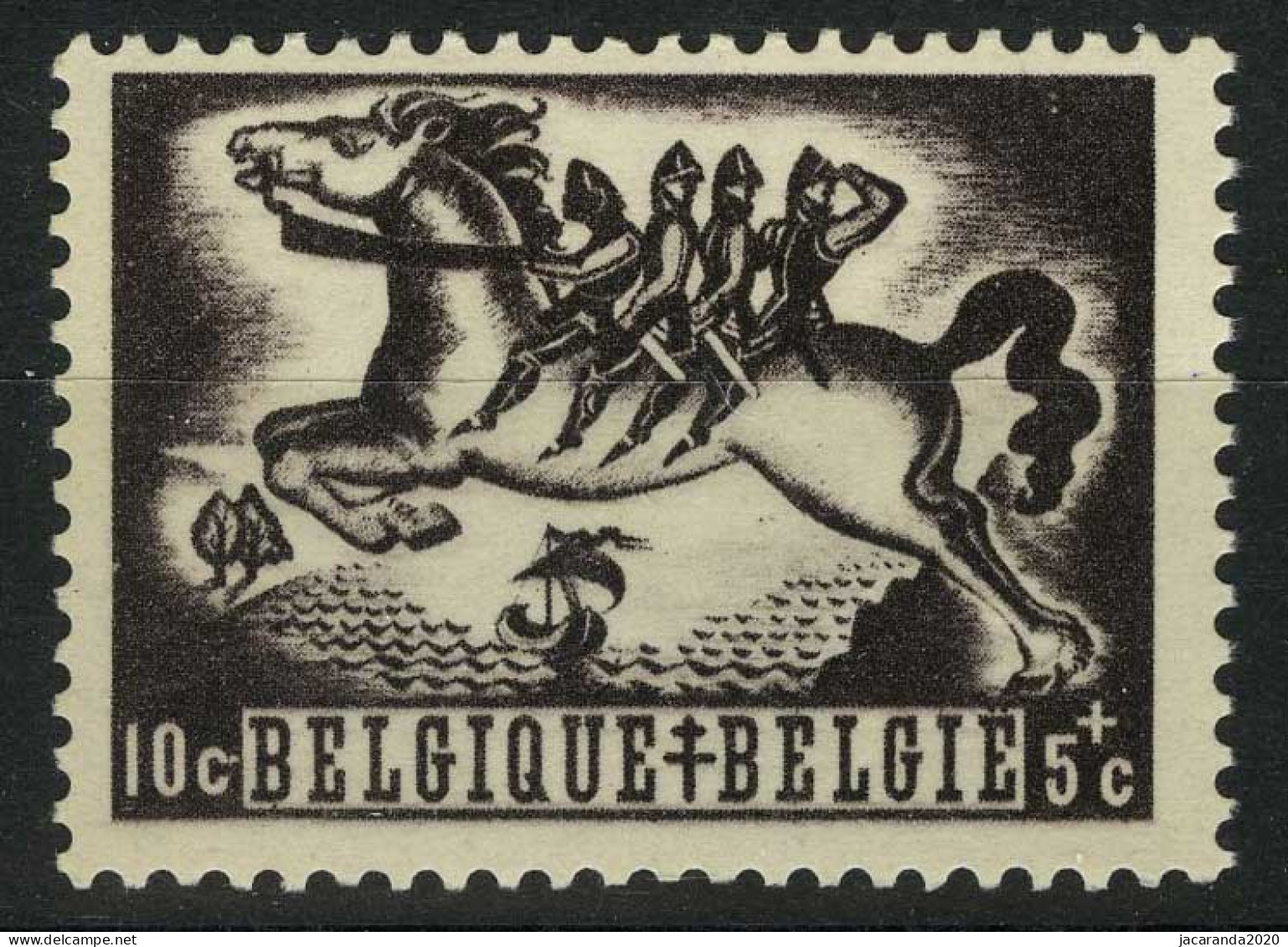 België 653-? ** - Punt Achter 10c. - Point Après Le C Du 10c - 1931-1960