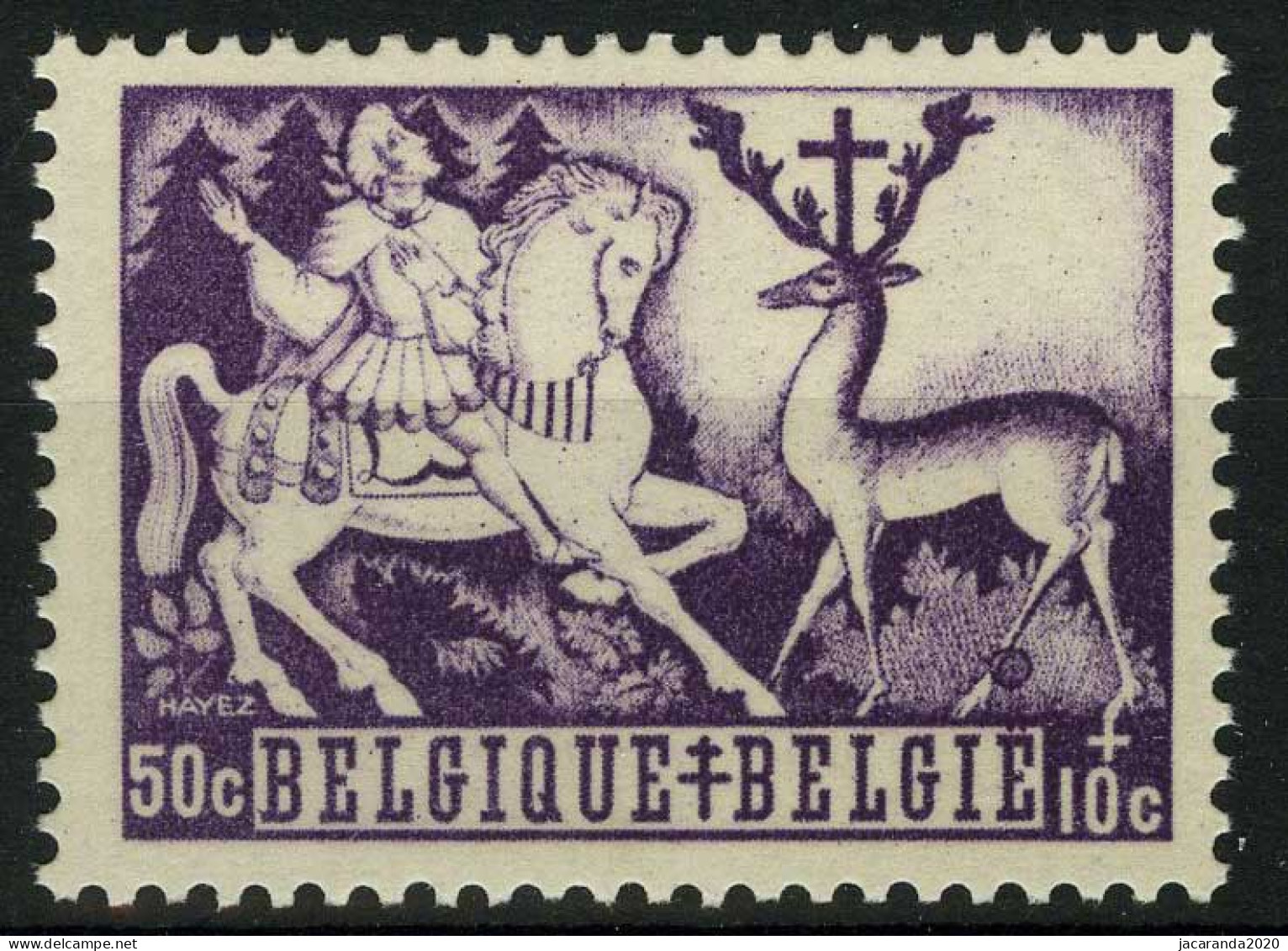 België 655-V1 ** - Knobbel Op Poot - Bosse Sur La Patte - 1931-1960