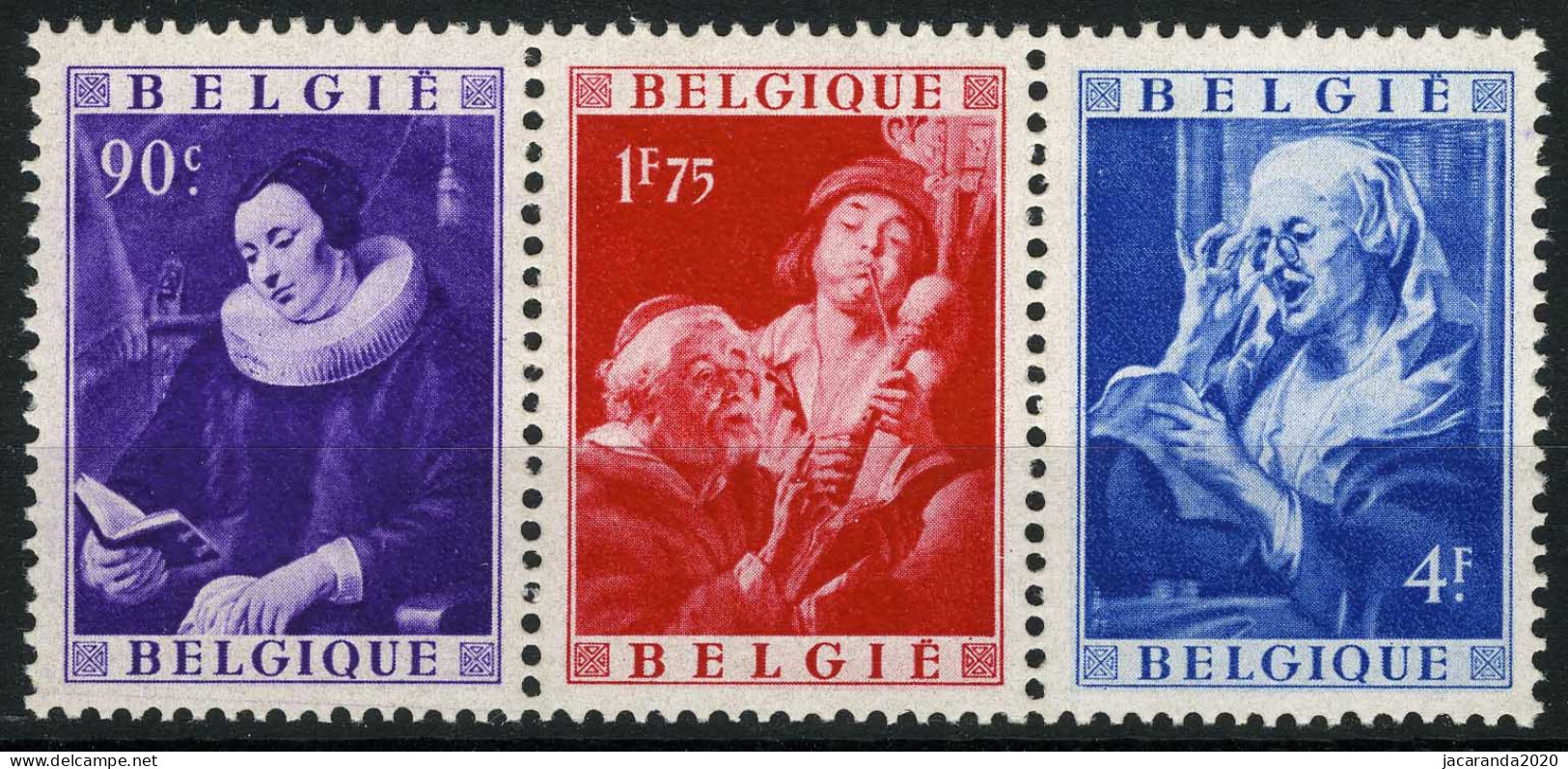 België 792-V ** - Vlek Op Kraag - Tache Sur Le Col - Cote: € 255,00 - 1931-1960