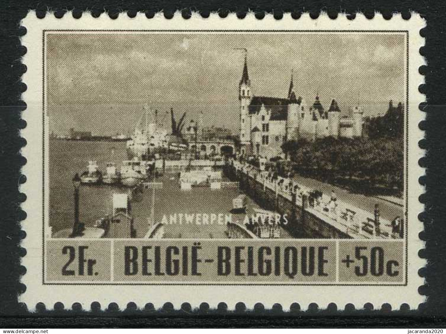 België 920-V ** - Vlag Op Toren - Drapeau Sur La Tour - Cote:: € 65,00 - 1931-1960