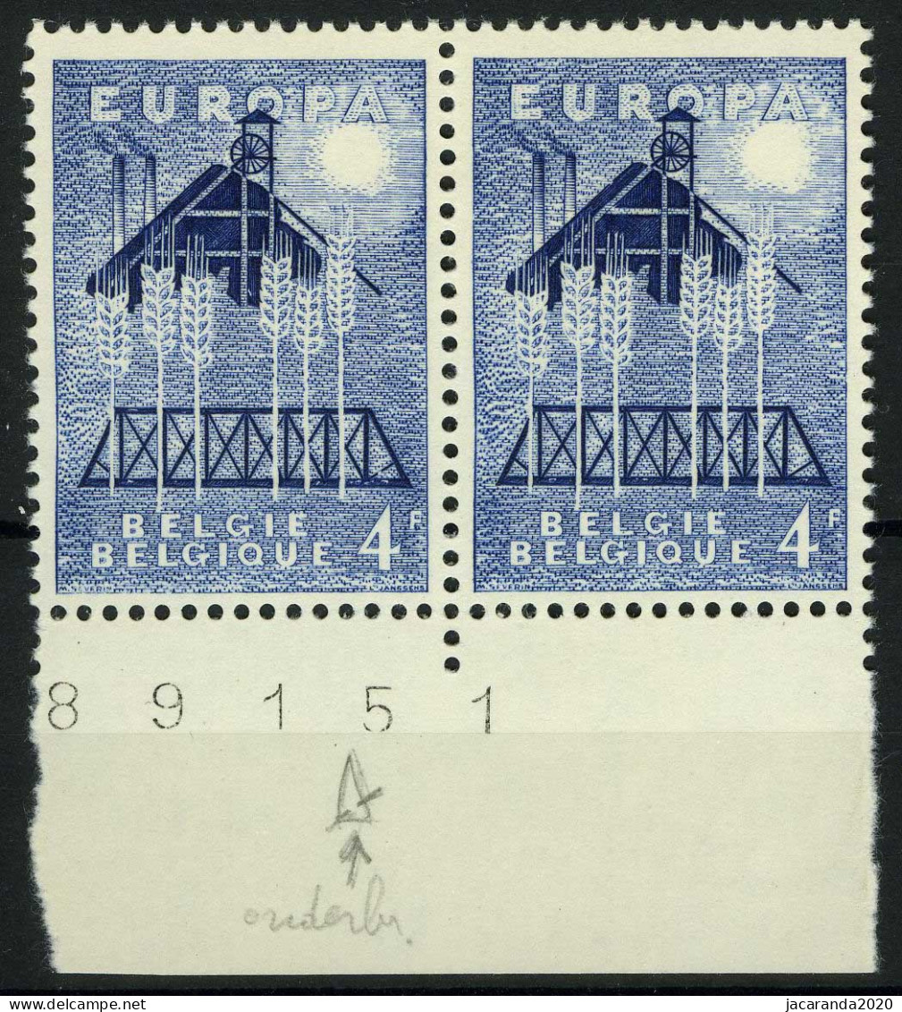 België 1026-** - Lijn Boven Cijfer 4 Onderbroken - Ligne Du Triangle Au-dessus Du 4 Interrompu - 1931-1960