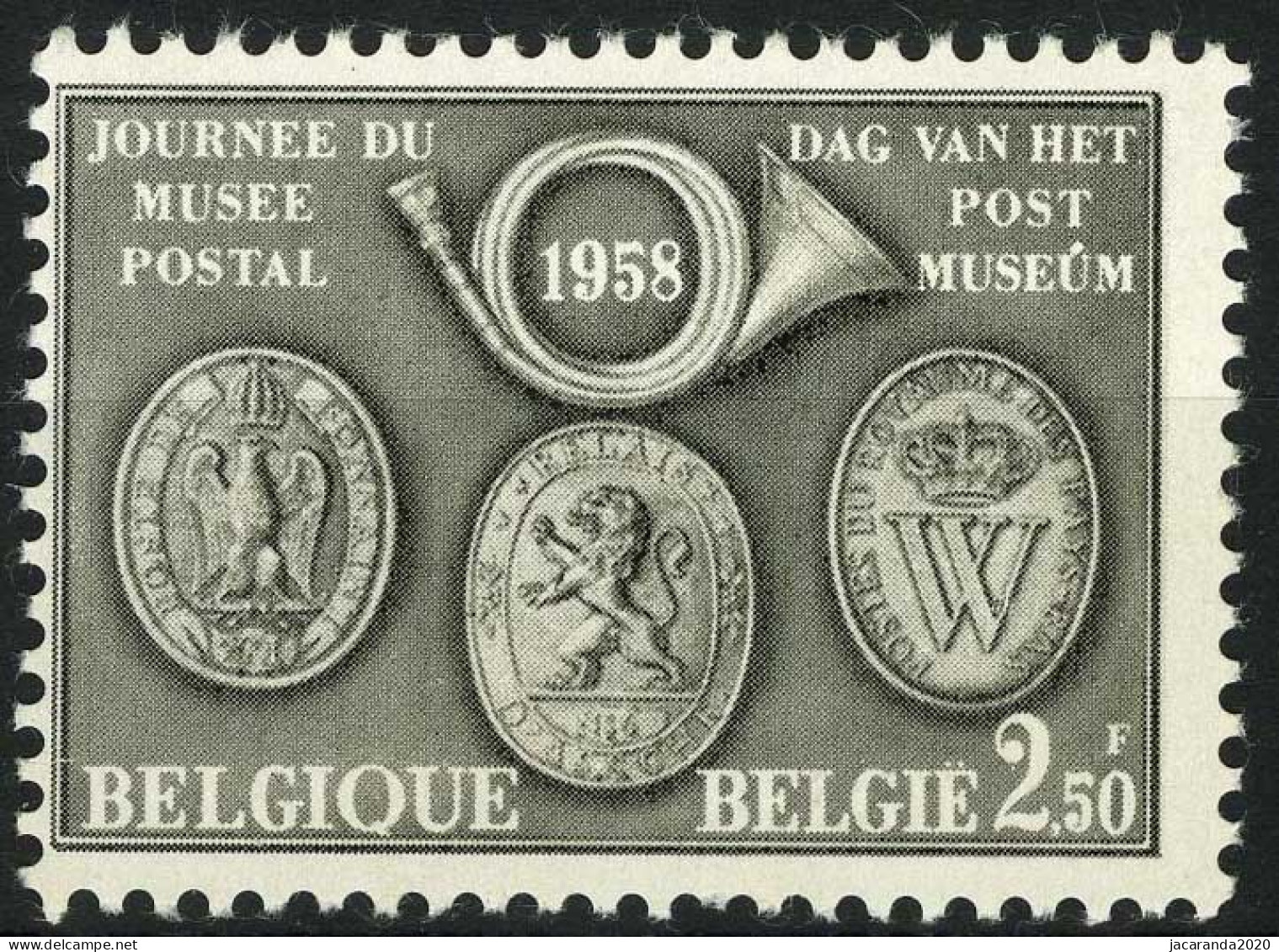 België 1046-V2 * - Accent Op Museum - Accent Sur Museum  - 1931-1960