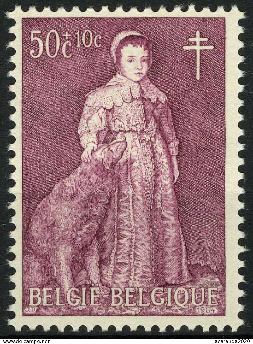 België 1307-V ** - Haarlok - Mèche - Cote: € 5,00 - 1961-1990