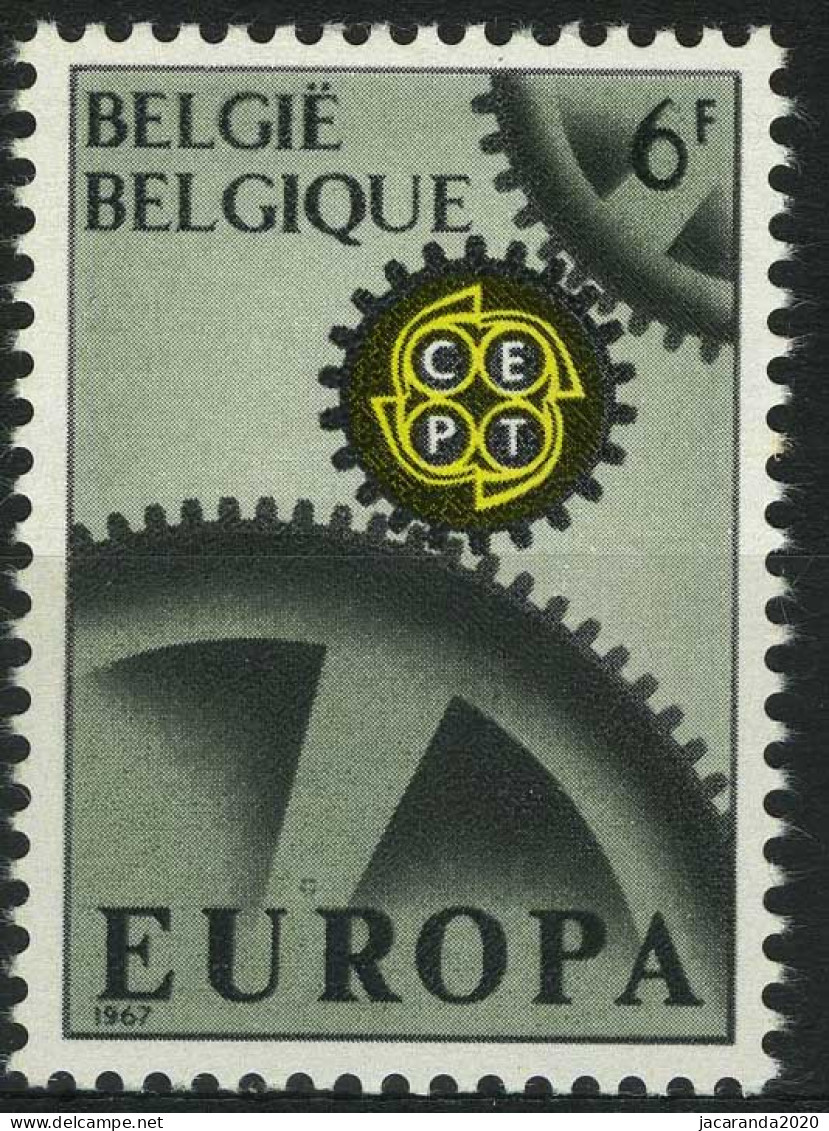 België 1416-V ** - Gaatje In Tandwiel - Petit Trou Dans La Roue Dentée - Cote: € 16,00 - 1961-1990