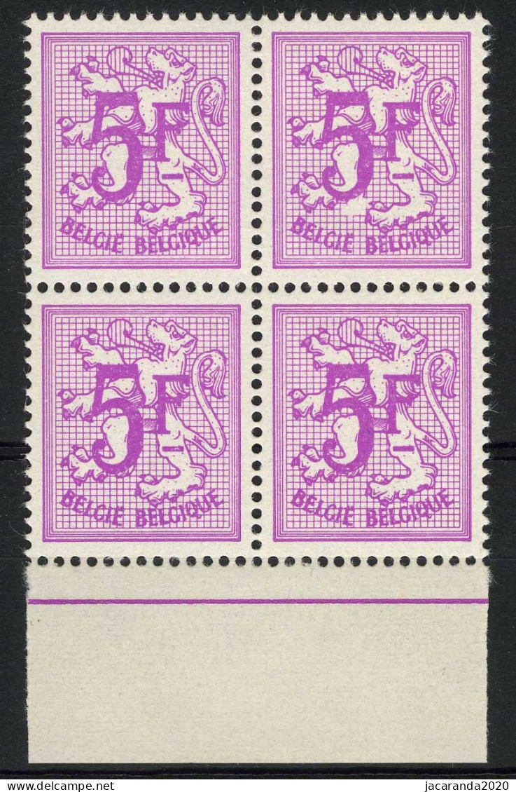 België 1756-V - Witte Vlek Onder 5 - Tache Blanche En Dessous Du 5 -  ZEER ZELDZAAM - TRES RARE - SUP - 1961-1990