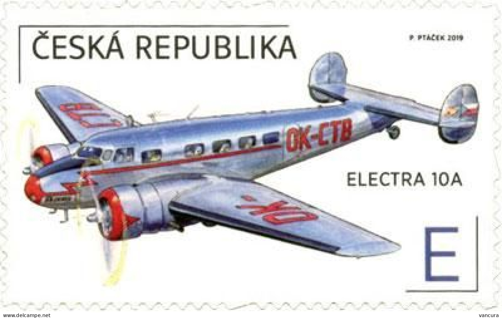 ** 1042 - 3 Czech Republic The World In Clouds 2019 Bata's Plane - Unused Stamps