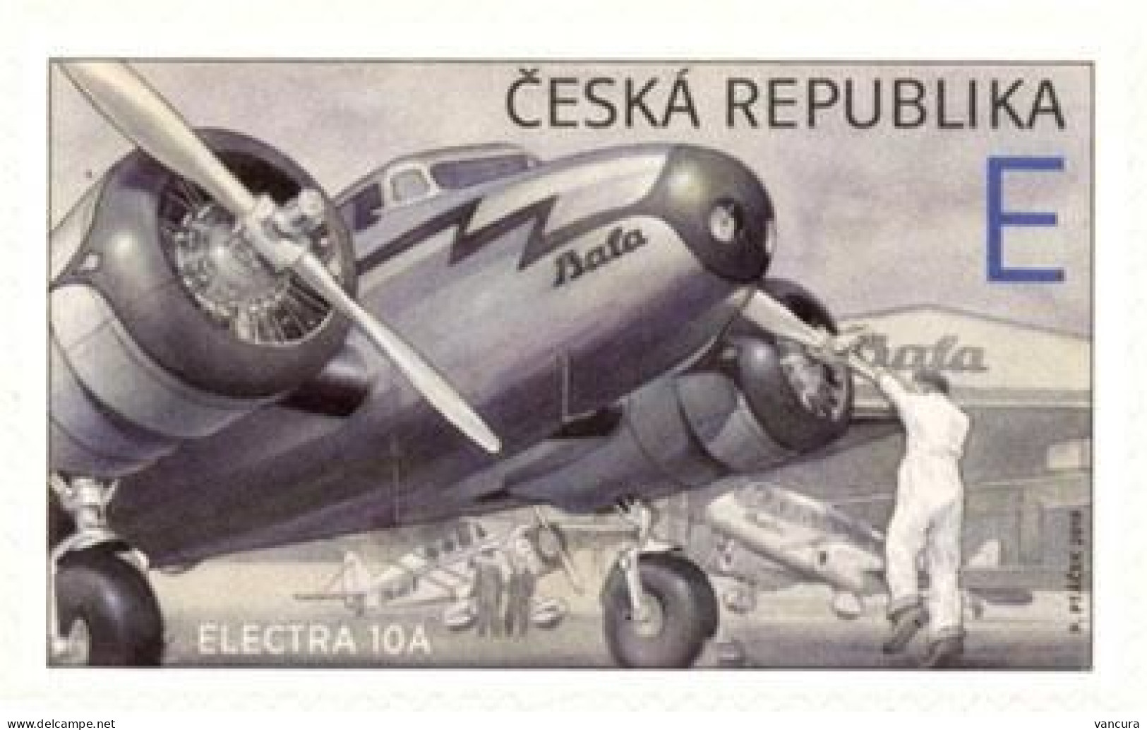 ** 1042 - 3 Czech Republic The World In Clouds 2019 Bata's Plane - Unused Stamps