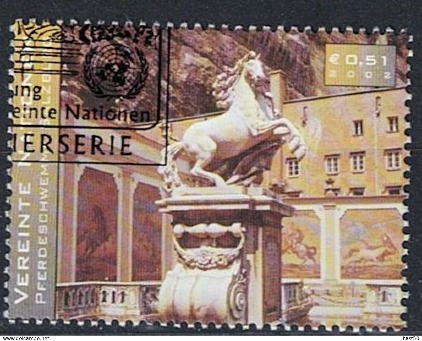 UNO Wien Vienna Vienne - Pferdeschwemme, Salzburg (MiNr: 352) 2002 - Gest Used Obl - Gebraucht