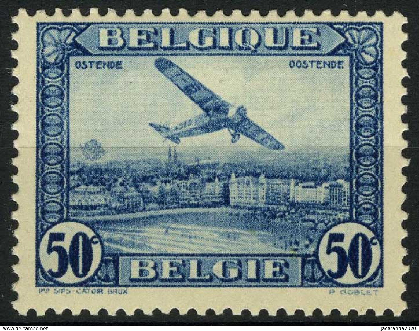 België PA1-V1 * - Wolk Aan Linkerzijde - Nuage Bord Gauche - Altri & Non Classificati