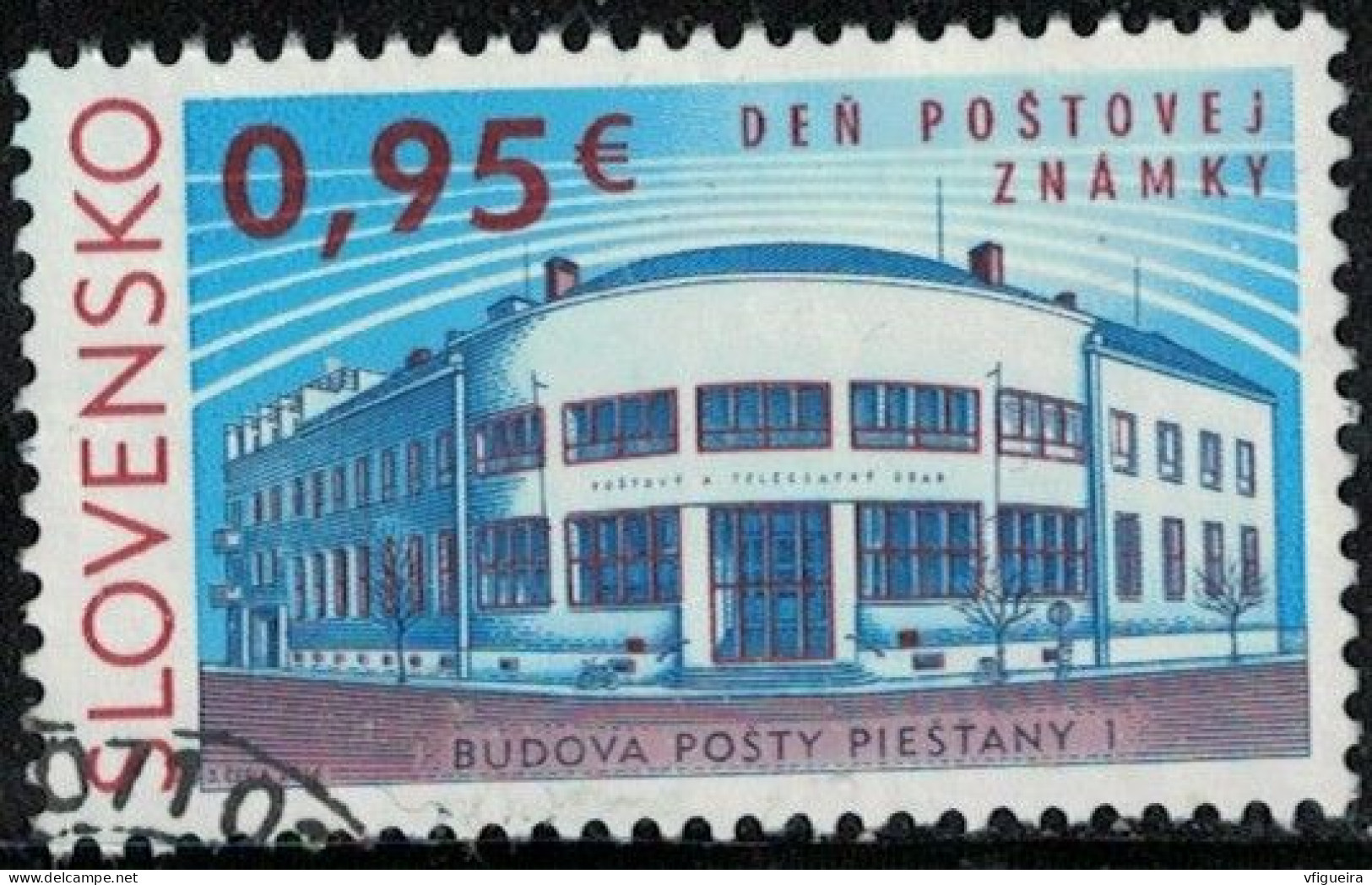 Slovaquie 2016 Oblitéré Used Budova Bâtiment Bureau De Poste Journée Du Timbre SU - Used Stamps