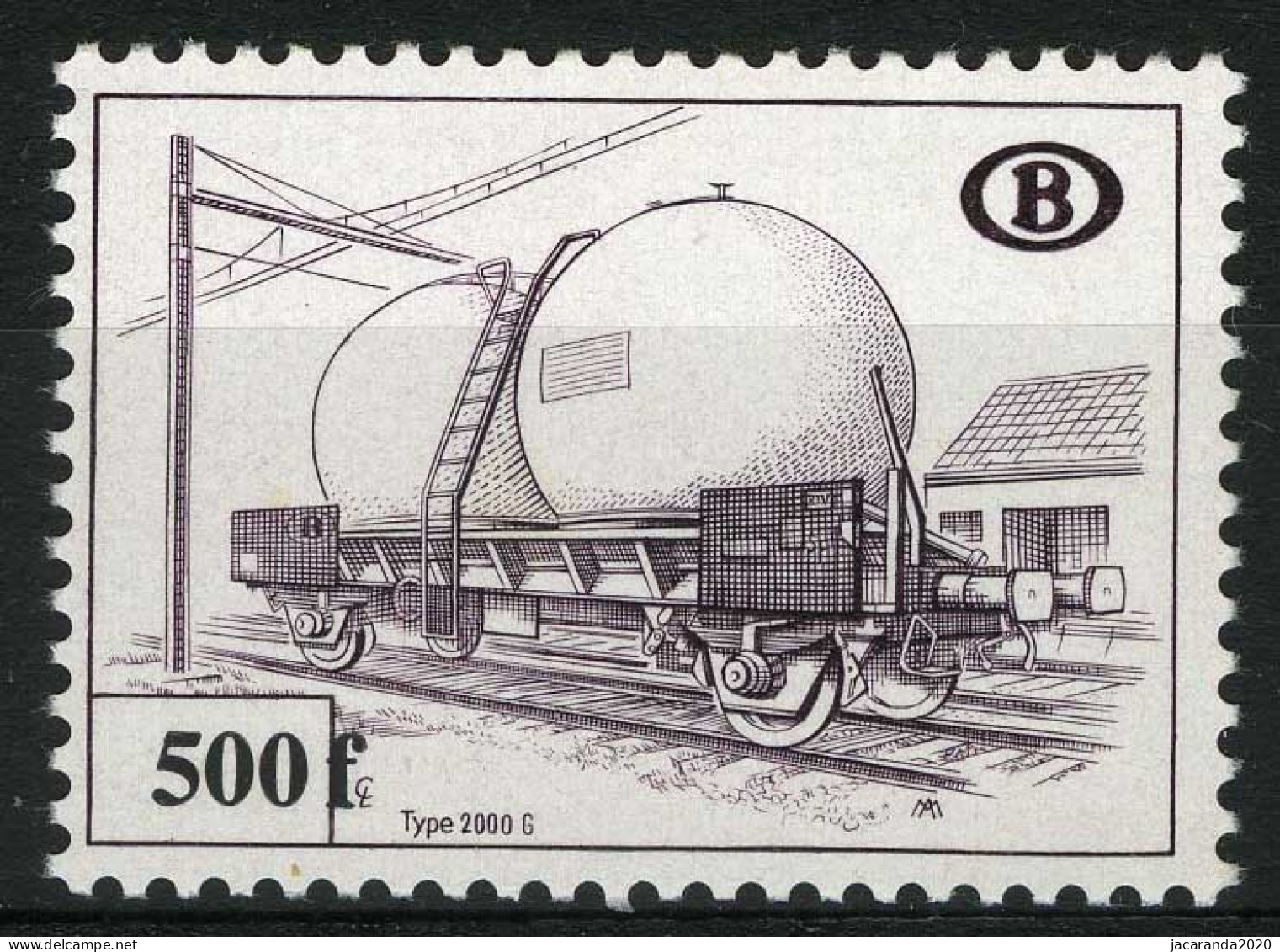 België TR454-Cu ? - 500F - F Buiten De Kader - F En Dehors Du Cadre - 1961-1990