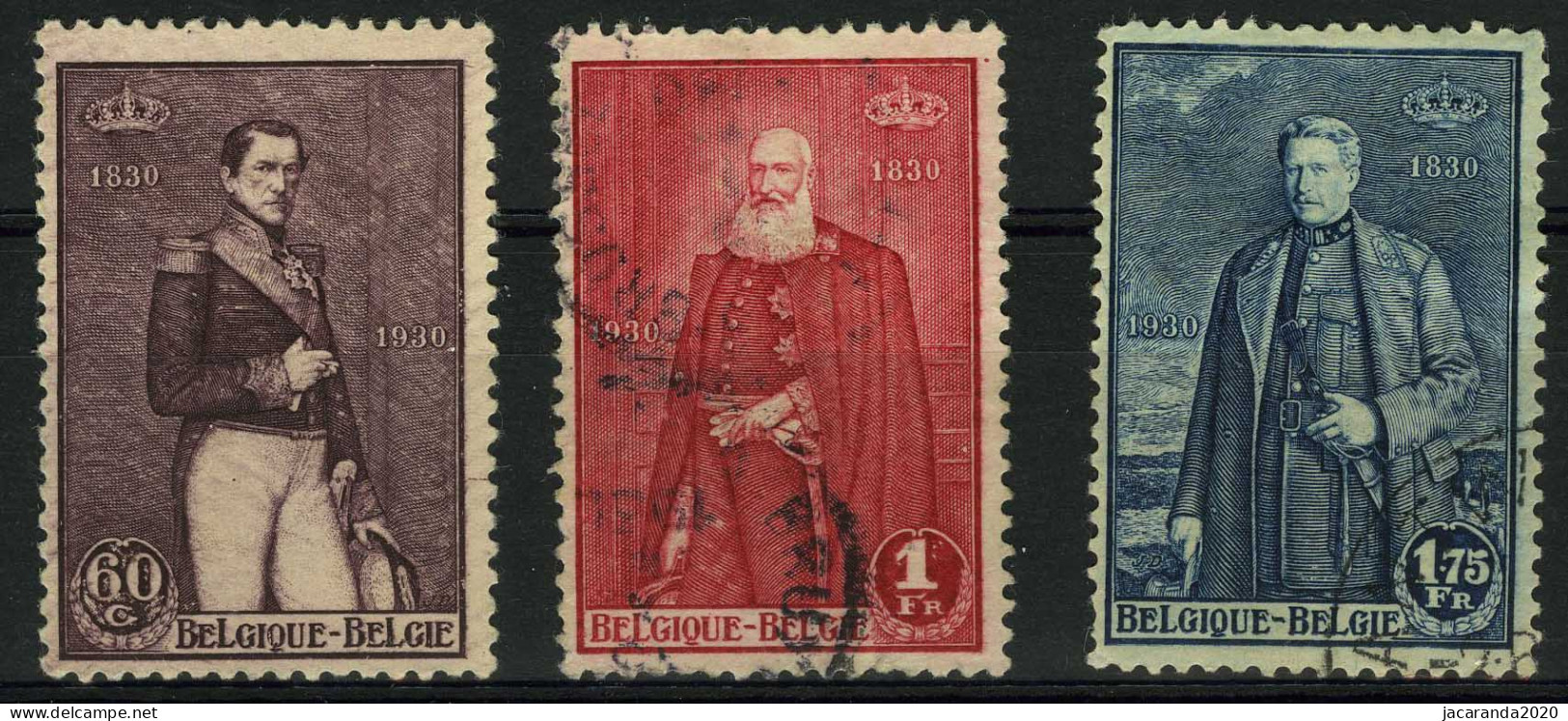 België 302/04 - Koning Leopold I En II - Koning Albert I - Roi Léopold I Et II - Albert I - O - Used - Gebruikt