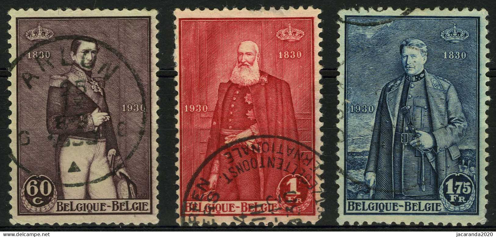 België 302/04 - Koning Leopold I En II - Koning Albert I - Roi Léopold I Et II - Albert I - O - Used - Gebruikt