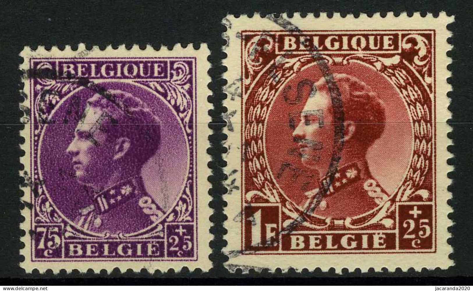 België 391 + 393 - Koning Leopold III - "Invaliden" - Roi Léopold III - "Invaledes" - O - Used - Gebruikt