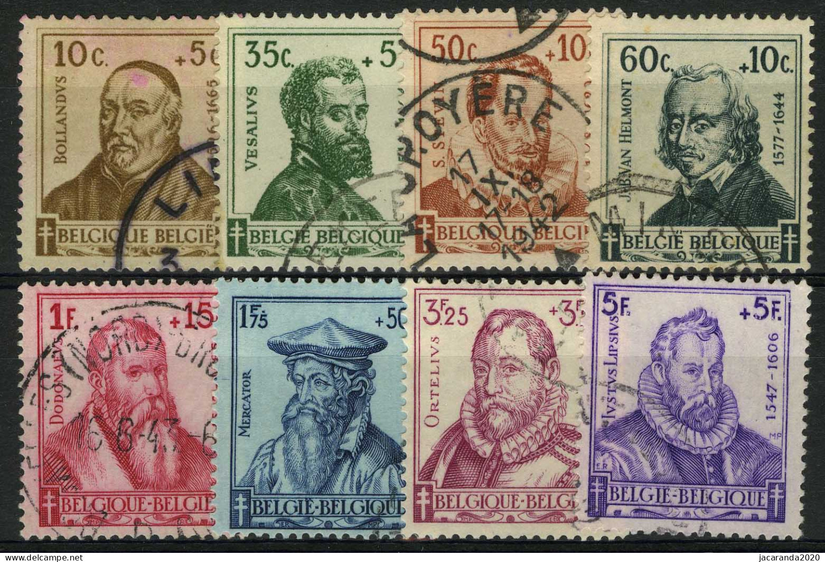 België 593/00 - Vlaamse Geleerden - Les Savants - Mercator - O - Used - Used Stamps