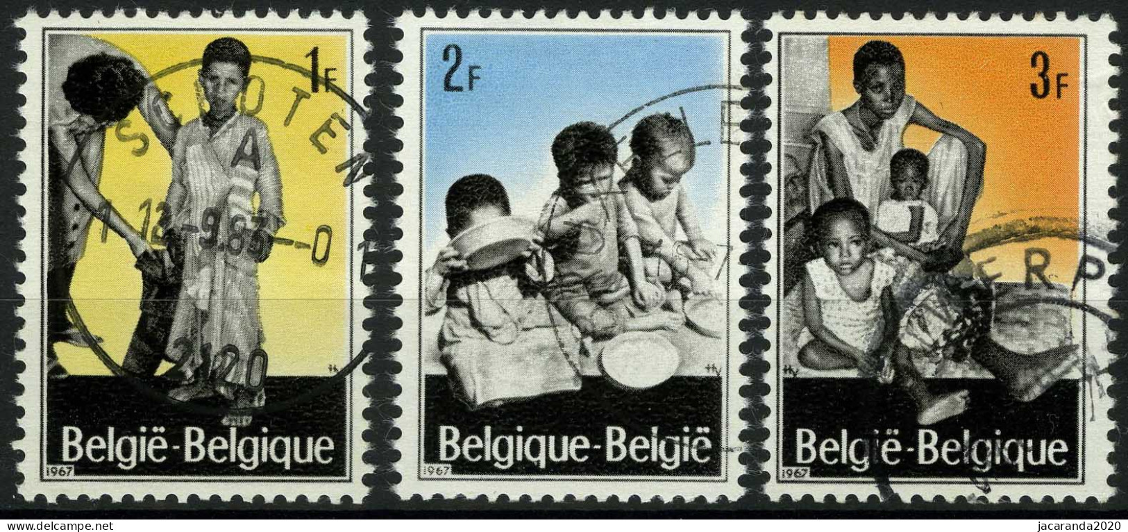 België 1410/12 - Vluchtelingen - Uit BL43 - Réfugiés Du BL 43 - O - Used - Used Stamps