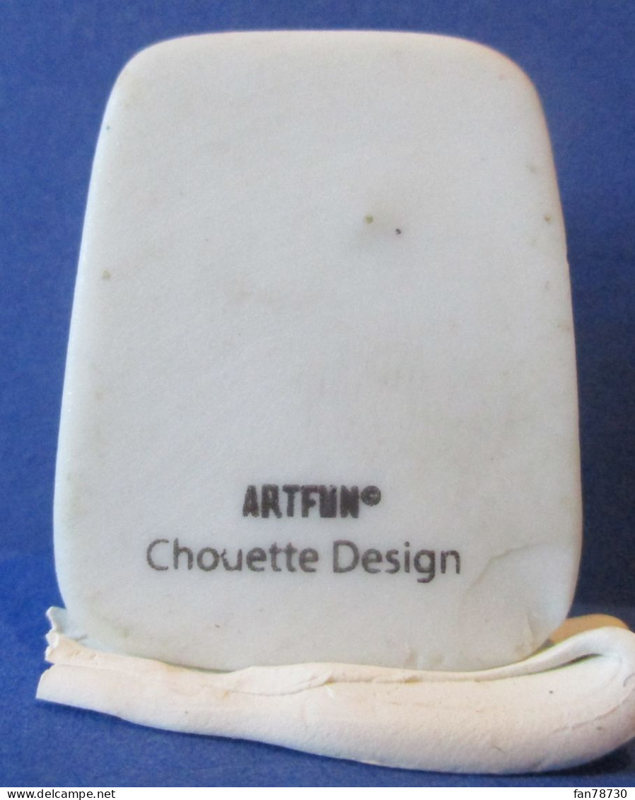 Fève Brillante Plate - Chouette Design Artfun - Frais Du Site Déduits - Tiere