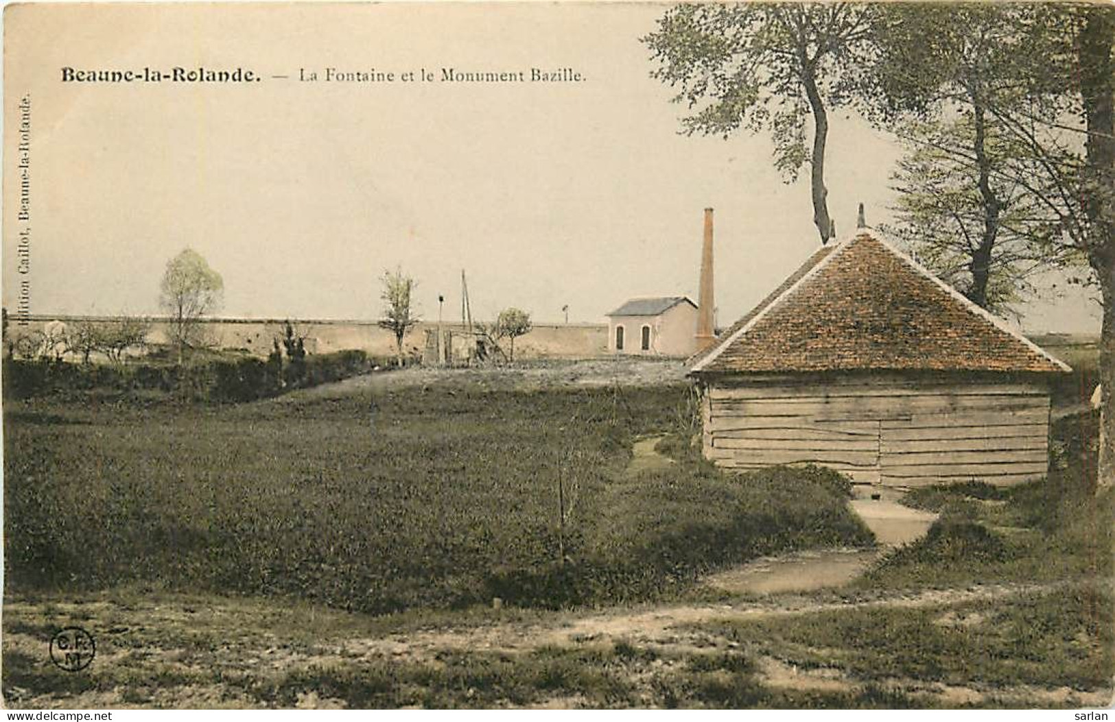 45 , BEAUNE LA ROLANDE , La Fontaine Et Monument Bazille , * 445 63 - Beaune-la-Rolande